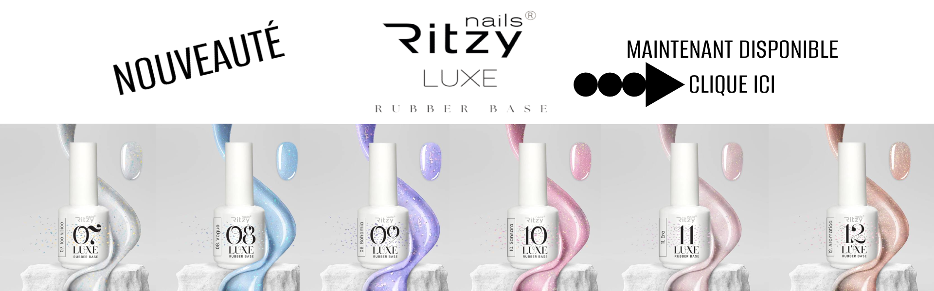 Rubber base Luxe Ritzy Nails