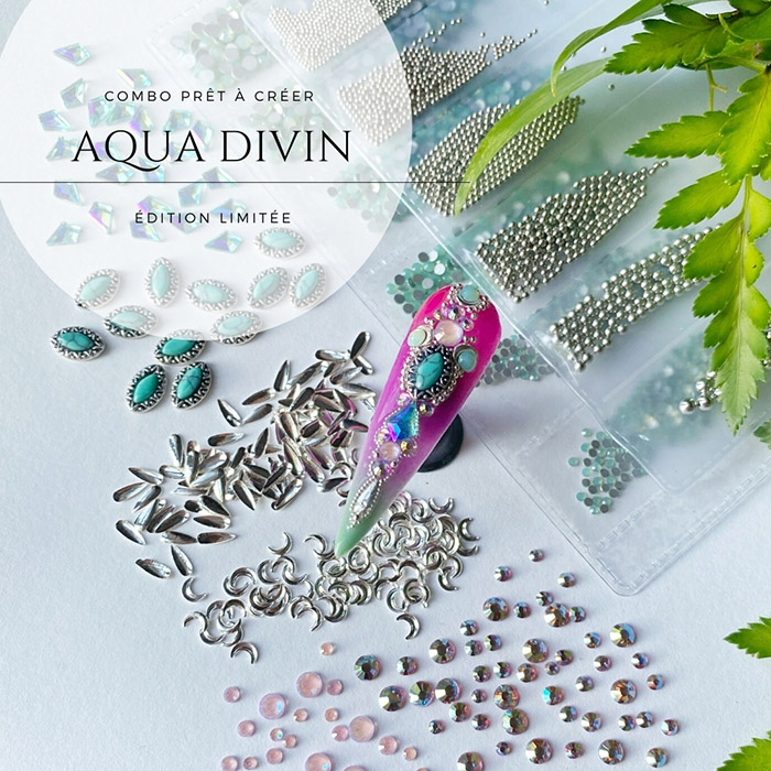 Ensemble Nail Art | Aqua divin