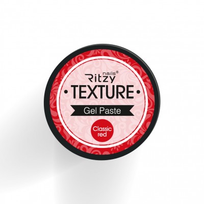 GEL PÂTE TEXTURE RITZY NAILS CLASSIC RED