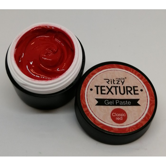GEL PÂTE TEXTURE RITZY NAILS CLASSIC RED